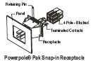 Powerpole Pak Snap-in Receptacle