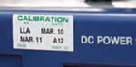 Calibration Label