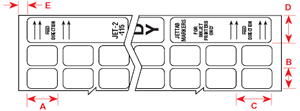 Brady Inkjet Label Diagram