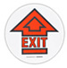 Exit Arrow with Symbol