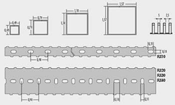 Canalplast FLX Dimensions