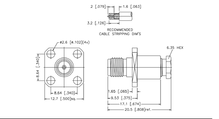 Connex part number 132130 schematic