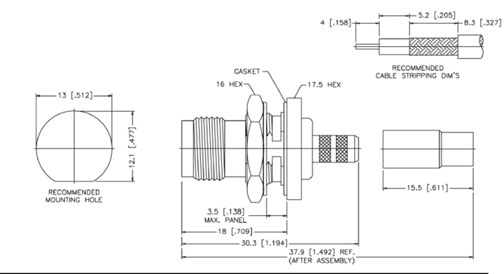 Connex part number 122176 schematic