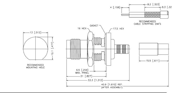 Connex part number 122184 schematic