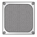 GardTec Aluminum Fan Filters - Square
