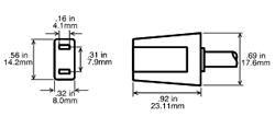 HP100 Dimensions