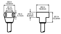 HP25 Dimensions