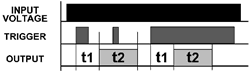 (P) DELAYED INTERVAL - CONTROL SWITCH TRIGGERED