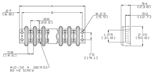 Marathon / Kulka 604 Series Dimensions