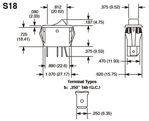 S18 Dimensions