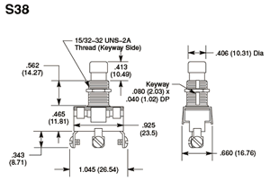 S38 Dimensions