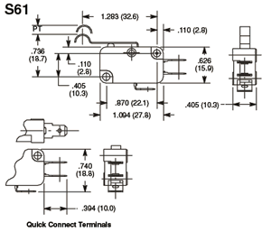 S61 Dimensions