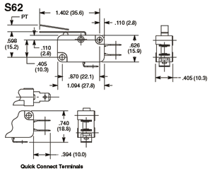 S62 Dimensions