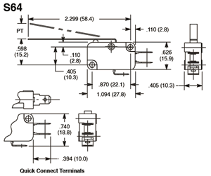 S64 Dimensions