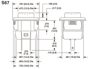 S67 Dimensions