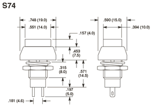 S74 Dimensions