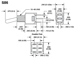 S86 Dimensions