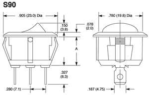 S90 Dimensions