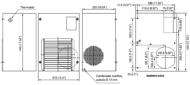 DTS 2000 Dimensions