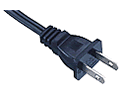 North Americal Power Cords - 2 Conductor