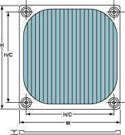Aluminum Fan Filters