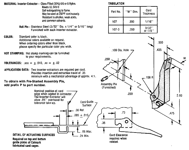 Calmark Series 107 Inserter-Extractor