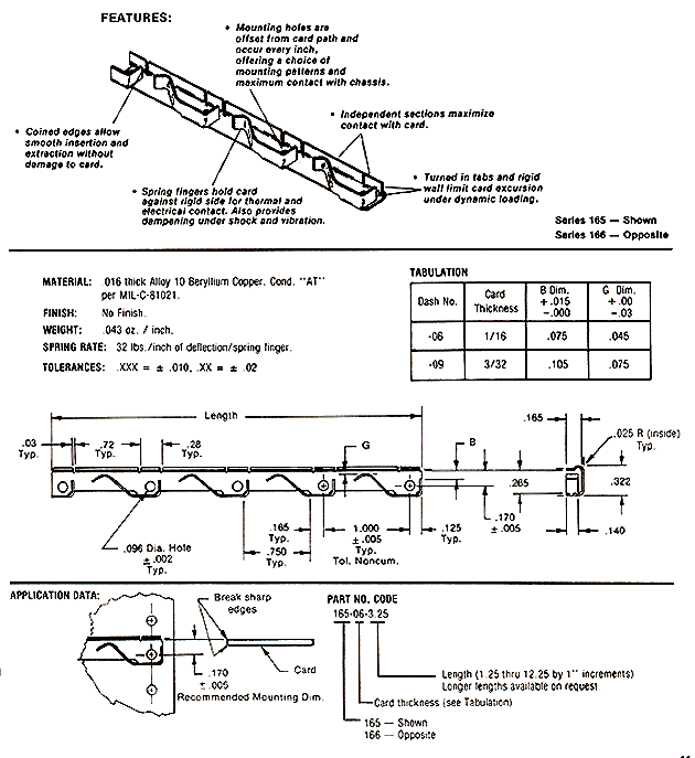 Calmark Series 165 & 166 Retainers (Heat Sinking)